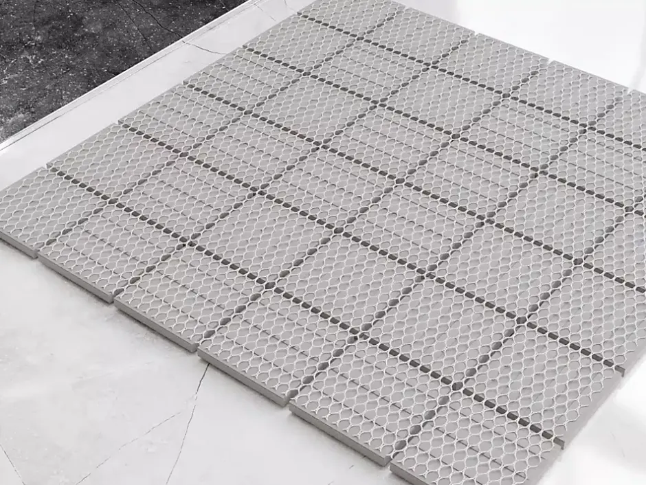 Ilcom Mosaïque en céramique sur filet pour salle de bain ou cuisine 30cm x 30 cm - Trentino