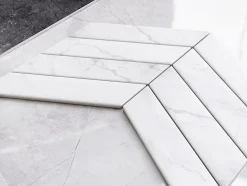 Mosaïque en céramique sur filet pour salle de bain ou cuisine 31.6cm x 21.5cm - Marble spruce-Ilcom Outlet