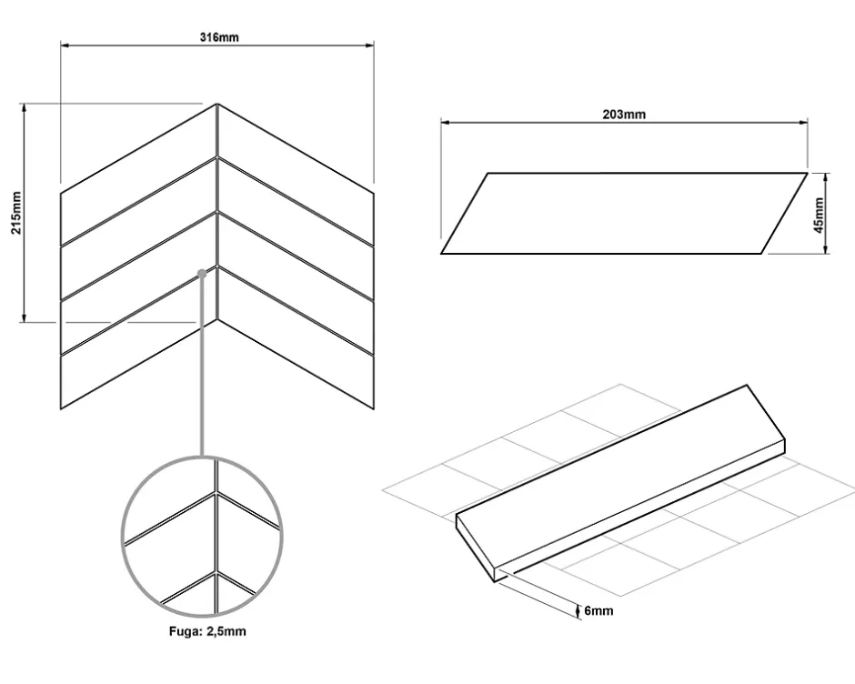 Mosaïque en céramique sur filet pour salle de bain ou cuisine 31.6cm x 21.5cm - Marble spruce-Ilcom Outlet