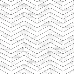 Mosaïque en céramique sur filet pour salle de bain ou cuisine 31.6cm x 21.5cm - Marble spruce-Ilcom Outlet