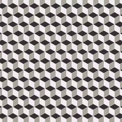 Ilcom Mosaïque en céramique sur filet pour salle de bain ou cuisine 25.5cm x 29.5cm - Kubrick