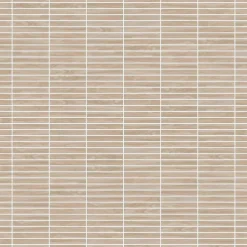 Mosaïque en céramique sur filet pour salle de bain ou cuisine 29.6cm x 30.0cm - Light wood piano-Ilcom Hot