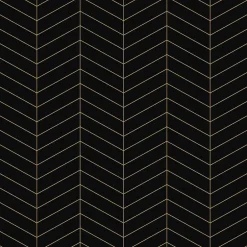 Mosaïque en céramique sur filet pour salle de bain ou cuisine 31.6cm x 21.5cm - Giant Black Chevron-Ilcom Best