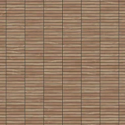 Mosaïque en céramique sur filet pour salle de bain ou cuisine 29.6cm x 30.0cm - Dark wood piano-Ilcom Online