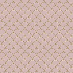 Ilcom Mosaïque en céramique sur filet pour salle de bain ou cuisine 29cm x 28.5cm - Pink sunset