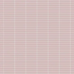 Mosaïque en céramique sur filet pour salle de bain ou cuisine 29.5cm x 29cm - Matt pink piano-Ilcom Discount