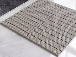 Mosaïque en céramique sur filet pour salle de bain ou cuisine 29.5cm x 29cm - Matt pink piano-Ilcom Discount