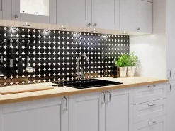 Mosaïque en céramique sur filet pour salle de bain ou cuisine 29.3cm x 29.3cm - Tetris castle-Ilcom Hot