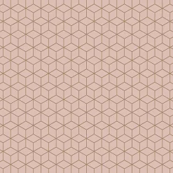 Mosaïque en gres sur maille pour salle de bain ou cuisine 26.5 cm x 30.5 cm - Pink diamond romb-Ilcom Best