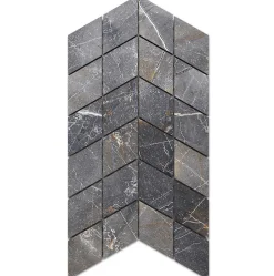 Mosaïque en gres sur maille pour salle de bain ou cuisine 17.2 cm x 29.8 cm - Mini diamond romb-Ilcom New