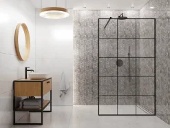 Mosaïque en gres sur maille pour salle de bain ou cuisine 17.2 cm x 29.8 cm - Mini diamond romb-Ilcom New