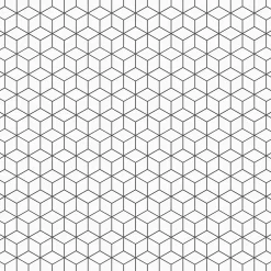 Mosaïque en gres sur maille pour salle de bain ou cuisine 26.5 cm x 30.5 cm - White diamod romb-Ilcom Online