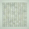 Mosaïque en Marbre Blanc Vieilli - 2,3x2,3x1 CM-Albedo Pierre New