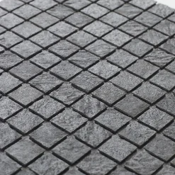 U-tile Mosaïque en pierre naturelle 30 x 30 cm - carreau 2,5 x 2,5 cm roche de mer