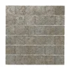 U-tile Mosaïque en pierre naturelle 100 x 50 cm - carreau 5 x 5 cm cuivre