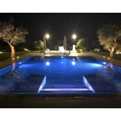 Aelle Carrelage Mosaïque en pâte de verre aspect marbre noir mate 2,5x2,5 cm ZEN BLACK MARBRE