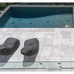 Aelle Carrelage Mosaïque en pâte de verre aspect marbre gris/noir mate 2,5x2,5 cm ZEN FIOR DI BOSCO