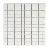 Mosaïque en solid surface 30 x 30 cm - carreau 2,5 x 2,5 cm blanc pur lisse-U-tile Discount