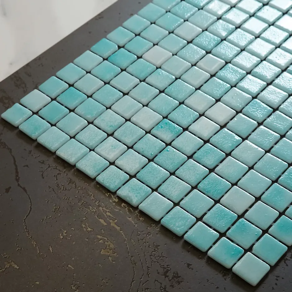 Mosaïque en verre pressé pour piscines, bains et saunas 32.5 cm x 51.5 cm - Lagoon-Ilcom Hot