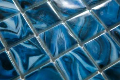 Ilcom Mosaïque en verre pressé sur maille pour piscine 31.5cm x 47.7cm - Modena Mexico Pool (0,151m²)