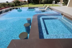 Ilcom Mosaïque en verre pressé sur maille pour piscine 31.5cm x 47.7cm - Modena Mexico Pool (0,151m²)