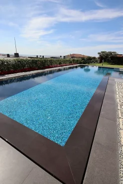 Ilcom Mosaïque en verre pressé sur maille pour piscine 31.5cm x 47.7cm - Modena Mexico Pool (0,151m²)