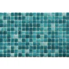 Mosaïque en verre pressé sur maille pour piscine 32.5cm x 51.5cm - Bahamas Pool (0,167m²)-Ilcom Outlet