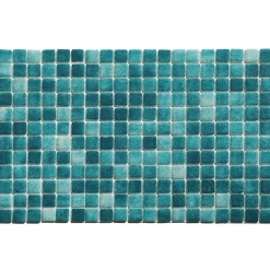 Mosaïque en verre pressé sur maille pour piscine 32.5cm x 51.5cm - Bahamas Pool (0,167m²)-Ilcom Outlet