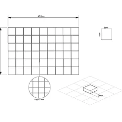Ilcom Mosaïque en verre pressé sur maille pour piscine 31.5cm x 47.7cm - Modena Como Pool (0,151m²)