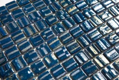 Mosaïque en verre pressé sur maille pour piscine 32.5cm x 51.5cm - Veneto Ocean Blue (0,167m²)-Ilcom New
