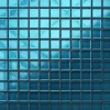 Mosaïque en verre sur filet pour salle de bain ou cuisine 30 cm x 30 cm -Blue metal-Ilcom New
