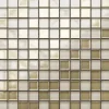 Ilcom Mosaïque en verre sur filet pour salle de bain ou cuisine 30 cm x 30 cm - Macchiato