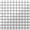 Mosaïque en verre sur filet pour salle de bain ou cuisine 30 cm x 30 cm - Perfect white-Ilcom Best