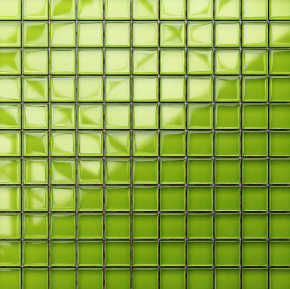 Ilcom Mosaïque en verre sur filet pour salle de bain ou cuisine 30 cm x 30 cm - Mojito