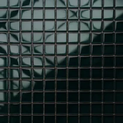 Mosaïque en verre sur filet pour salle de bain ou cuisine 30 cm x 30 cm - Green ice-Ilcom