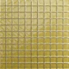 Mosaïque en verre sur filet pour salle de bain ou cuisine 30 cm x 30 cm - Crushed gold-Ilcom Online