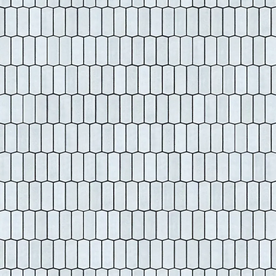 Mosaïque en verre sur maille pour salle de bain ou cuisine 29.7cm x 28.8cm - Caotic grey-Ilcom Clearance