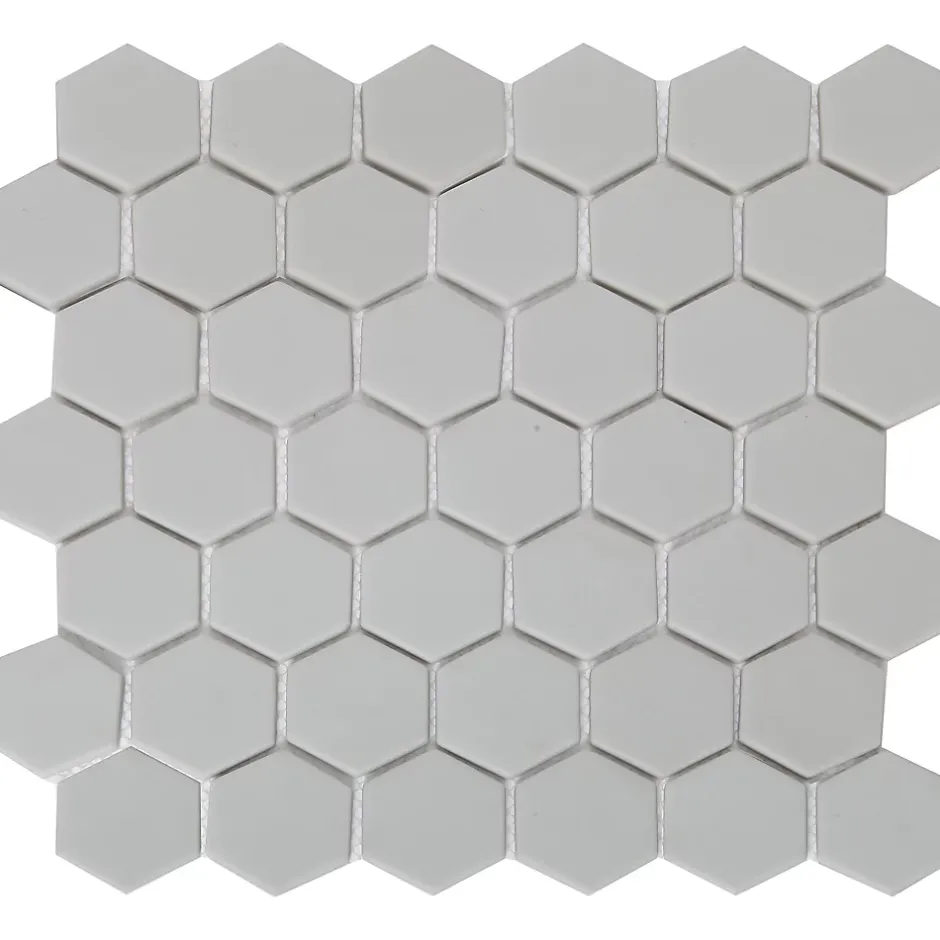 GoodHome Mosaïque gris clair 30x30cm Plain
