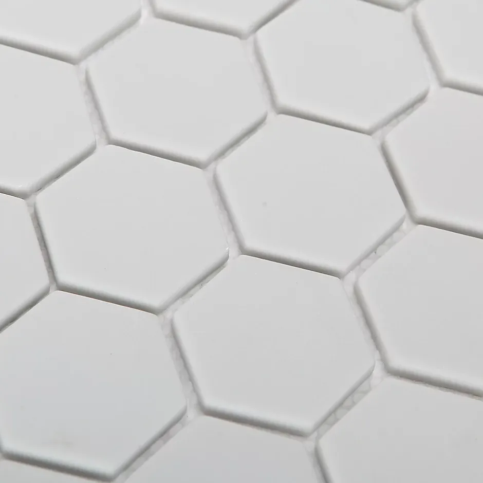 GoodHome Mosaïque gris clair 30x30cm Plain