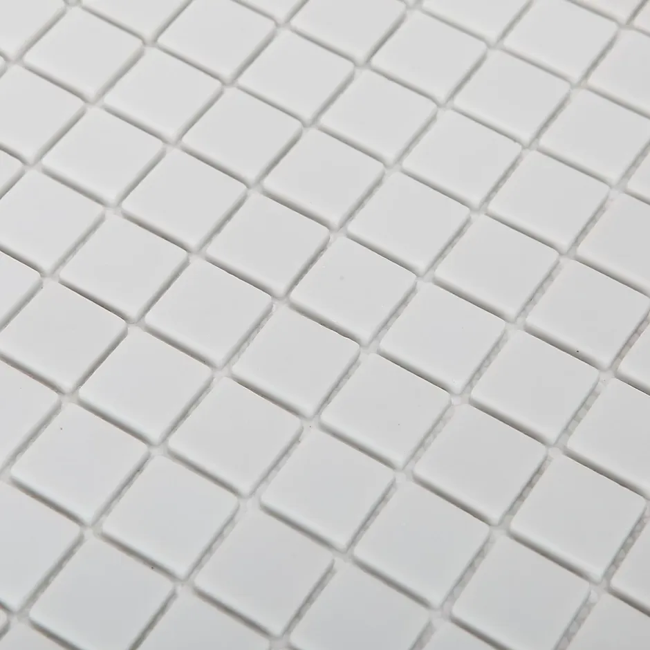 GoodHome Mosaïque gris clair 30x30cm Plain carré