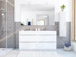 GoodHome Mosaïque gris 30x30cm Glina