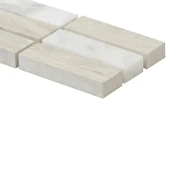 GoodHome Mosaïque Kashta beige 7,5 x 30 cm