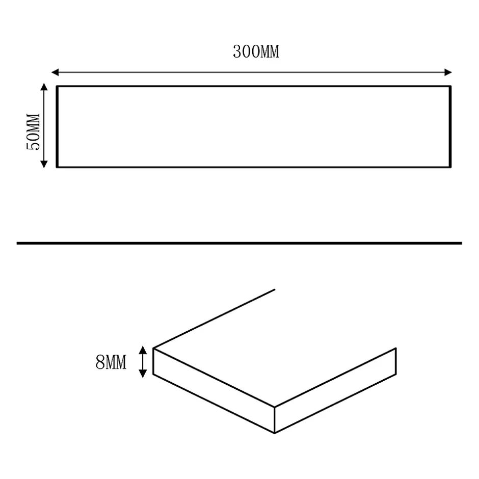 GoodHome Mosaïque Kashta beige 7,5 x 30 cm
