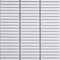 Lux Mosaic Mosaïque Kit-Kat Blanc Linea White 28,4x29,6 cm Intérieur/Extérieur