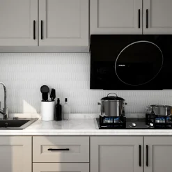 Mosaïque Kornati blanc 30 x 30 cm-GoodHome Clearance