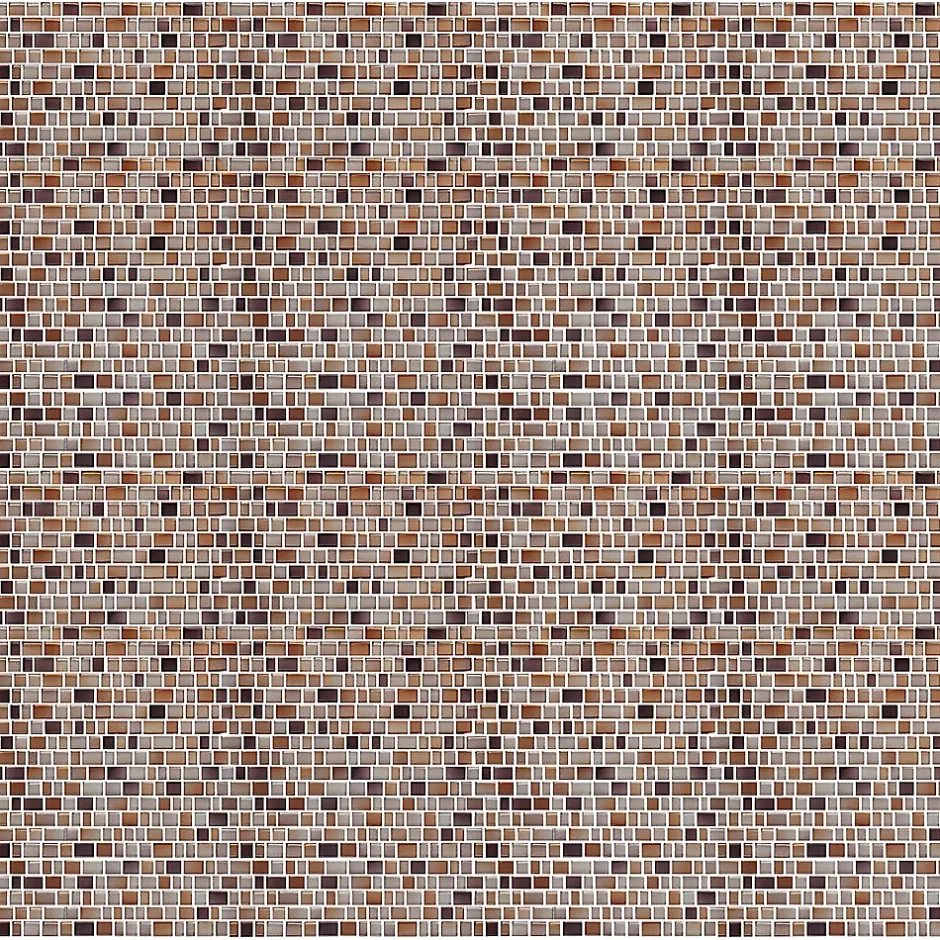 Mosaïque marron 30,7x31,3cm Saphyr-GoodHome Outlet