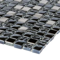 Mosaïque Milaino 30 x 30 cm noir-Colours Hot