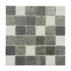 Mosaïque mixte résine & pierre 30 x 30 cm - carreau 5 x 5 cm mixte pierre et résine blanche-U-tile Clearance