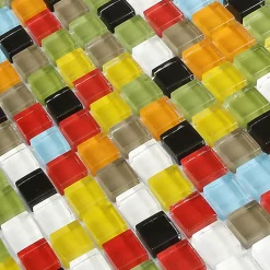 Mosaïque multicolore 30x30cm-GoodHome Hot