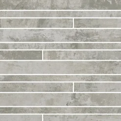 Mosaïque murale en grès cérame émaillé effet béton gris mat L.60 x l.30 cm x ép.8 mm, Malt- Clearance